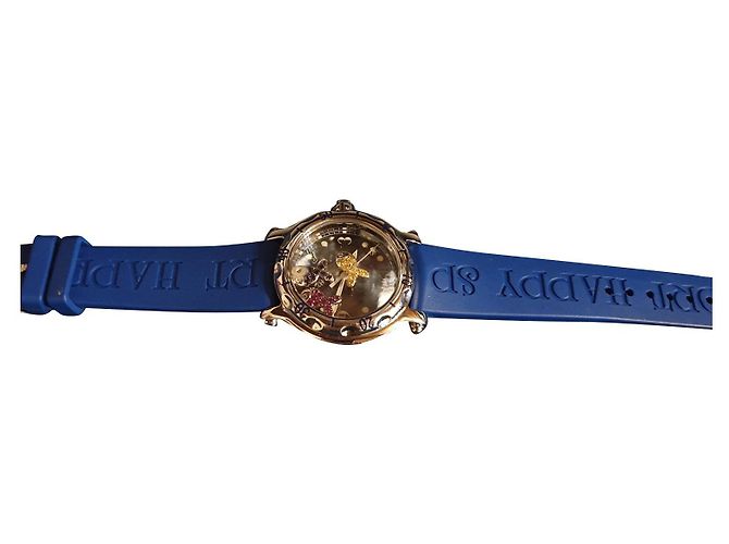 Relógio Chopard em aço azul