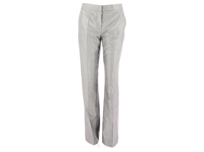 Max Mara Trousers Grey Wool  ref.112323