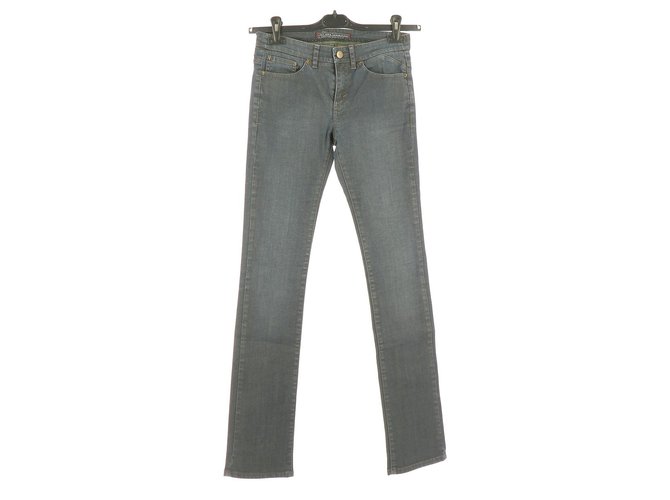 Ikks Jeans Navy blue Cotton  ref.112534