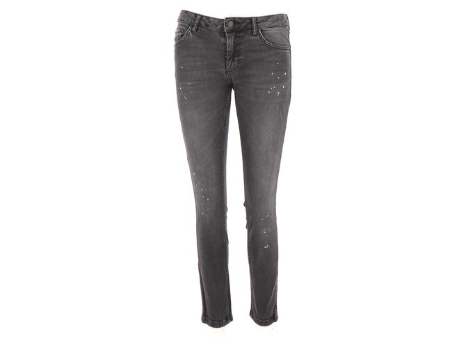 Claudie Pierlot Jeans Grey Cotton  ref.112667