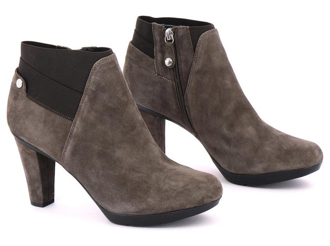 Geox Ankle Boots / Low Boots Brown Nubuck  ref.112689