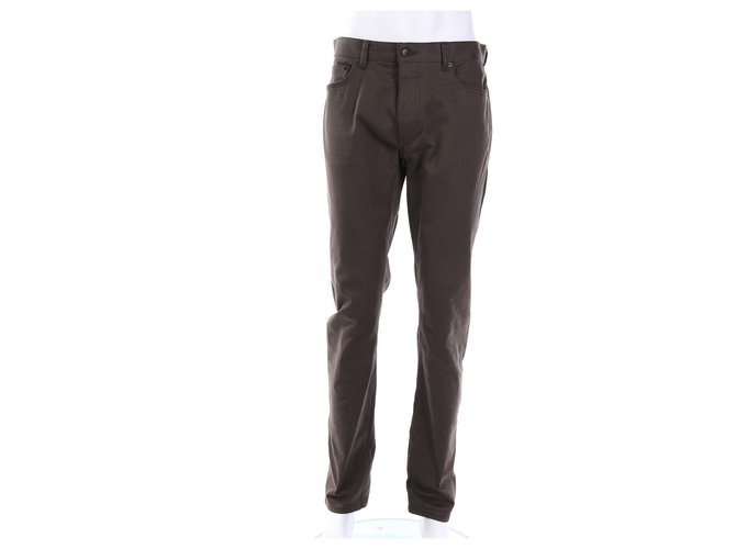 Club Monaco Trousers Brown Cotton Elastane  ref.112758