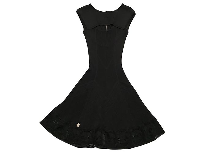 Philipp Plein Kleid schwarz Viscose