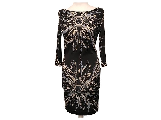 Vestido Philipp Plein Negro de Viscosa Multicolor