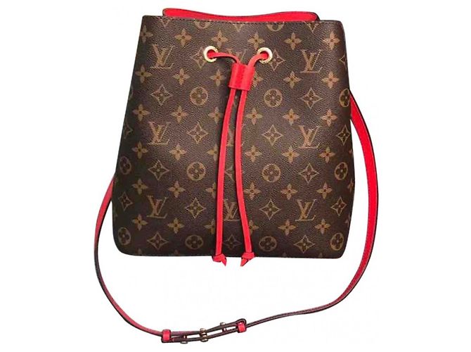 Noe Louis Vuitton Borsa Noah Noah Marrone Tela