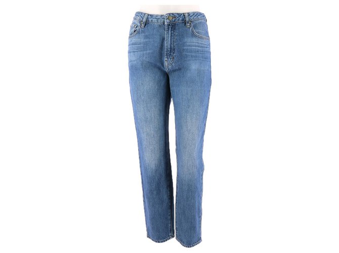 Comptoir Des Cotonniers Pantalones Azul Algodón  ref.112936