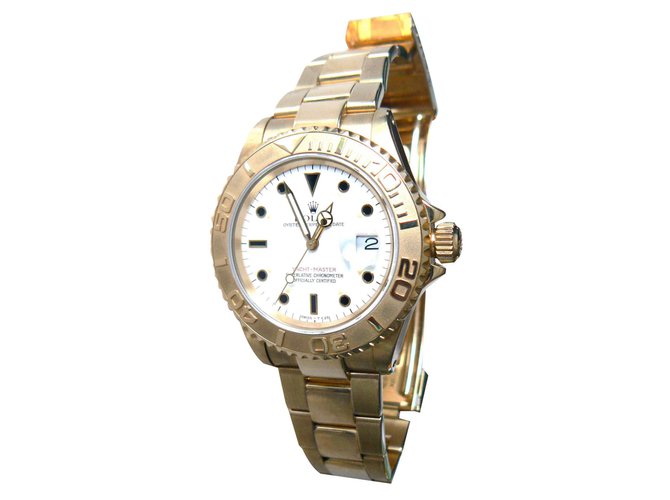 Rolex YACHTMASTER all Gold 40 mm Or jaune Doré  ref.113094