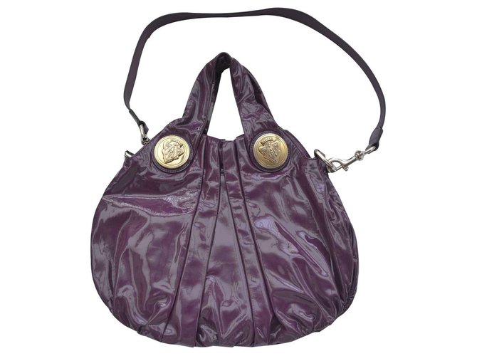 Gucci Hysteria middle size Purple Leather  ref.113109