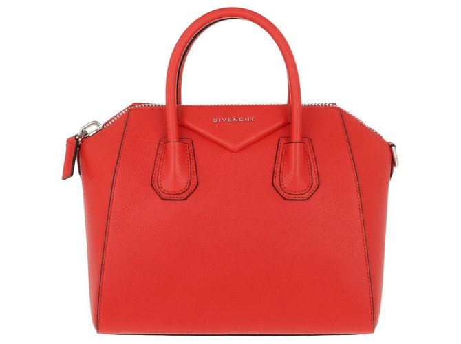 givenchy kleiner Antigonasack-Taschenbeutel pop rot Leder  ref.113134