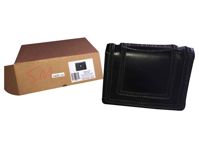Borsa a mano Bulgari Serpenti in pelle nera Nero