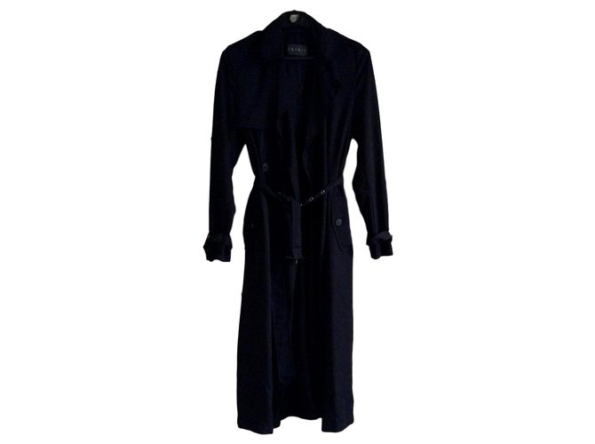 Autre Marque Black Spirit trench coat Viscose  ref.113276