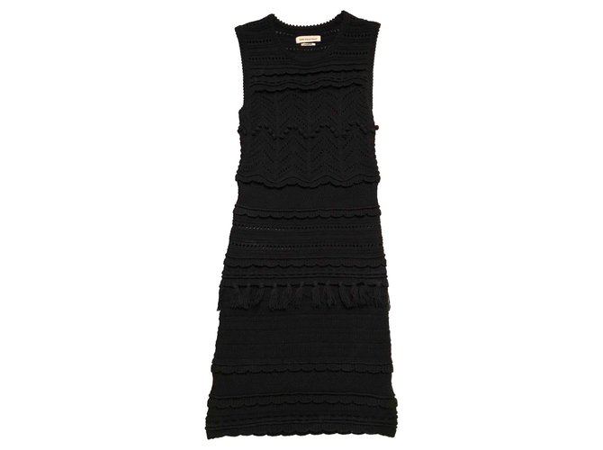 Isabel Marant Etoile Dresses Black Cotton Elastane  ref.113304