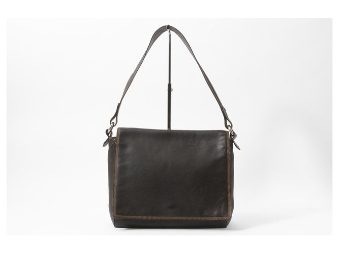Loewe Vintage Shoulder Bag Brown Leather  ref.113332