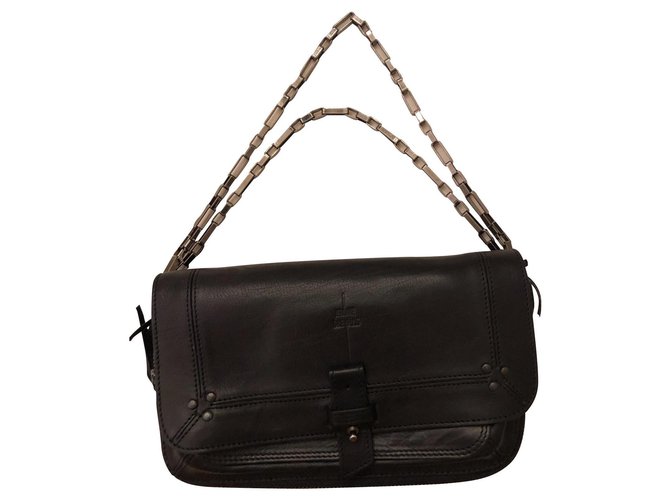 Jerome Dreyfuss bag / wallet Black Leather  ref.113342