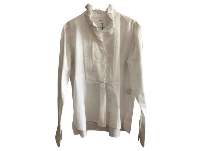 Isabel Marant Tops White Cotton  ref.113557