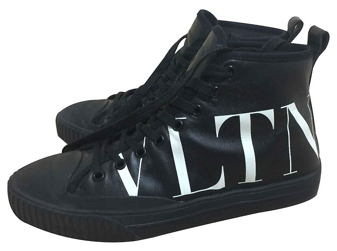 Valentino Garavani VLTN High-Top Sneaker Black