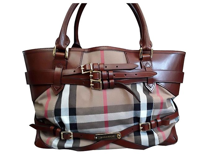 Burberry Borse Beige Nubuck