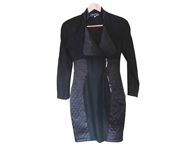 Thierry Mugler Schwarzes Cocktailkleid