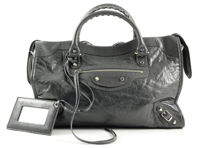 balenciaga city bag anthracite