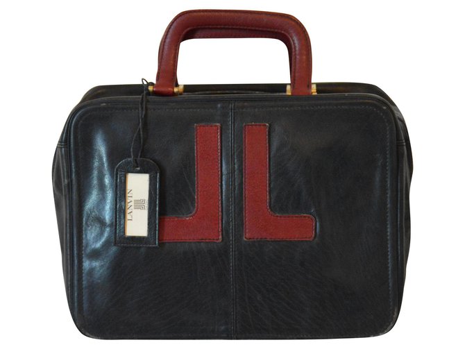 Lanvin Handbags Black Leatherette  ref.113737