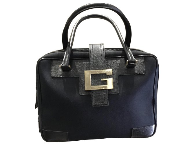 Gucci Handbags Black Cloth  ref.113738