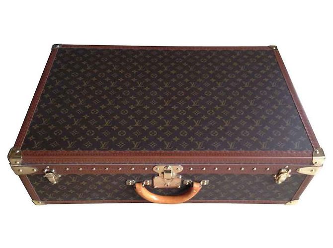 Louis Vuitton Alzer 75 Doré Marron foncé
