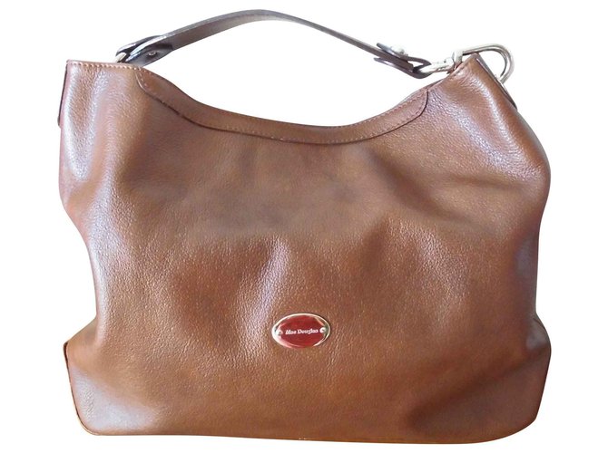 Saco Mac Douglas Castanha Couro  ref.113842