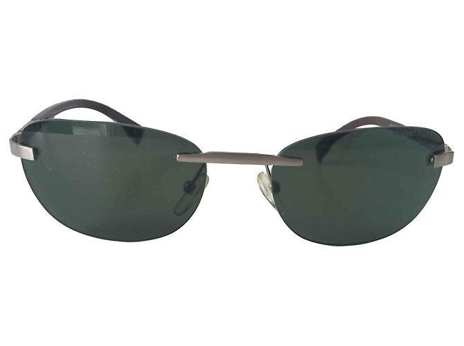Autre Marque Gafas de sol de metal beige