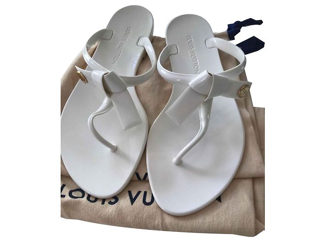 Louis Vuitton-Flipflop Weiß