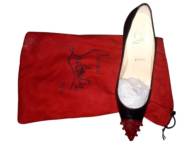 Christian Louboutin Heels Black Patent leather  ref.113981