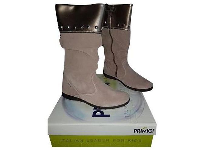 Autre Marque Bottines Primigi Beige en Daim de Cerf Taille 34