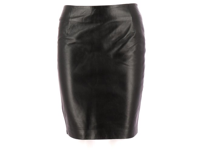 Autre Marque Skirt suit Black Leather  ref.114161