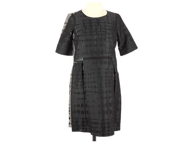 Cotélac Dress Black Polyester  ref.114193