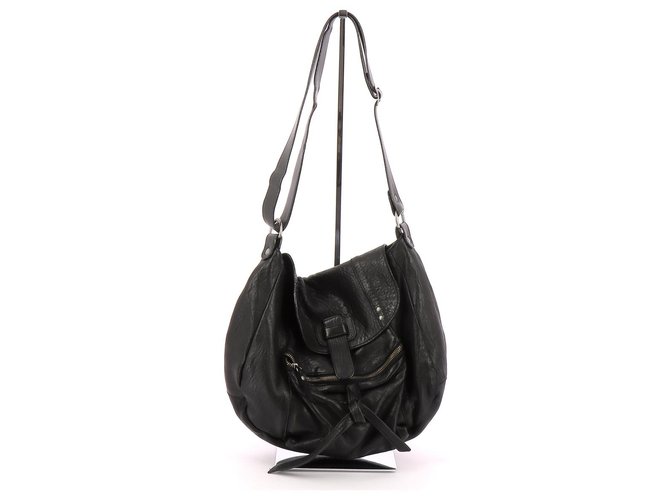Autre Marque Handbag Black Leather  ref.114287