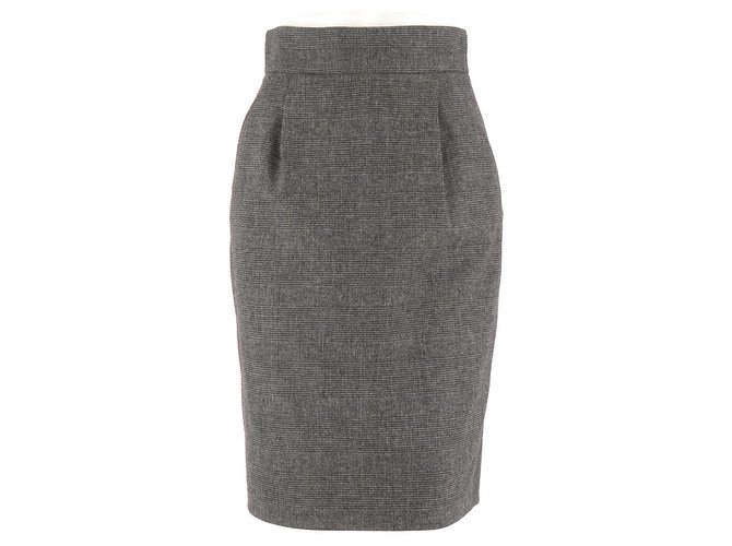 Zapa Skirt suit Grey Wool  ref.114295