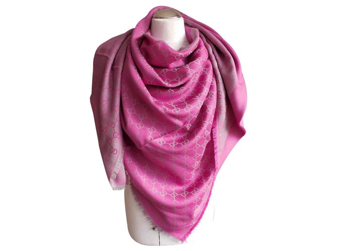 pink gucci scarf