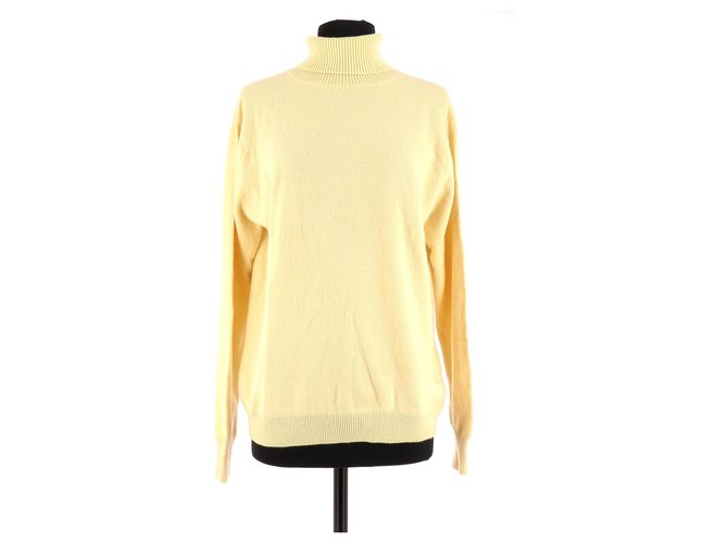 Eric Bompard Sweater Yellow Cashmere  ref.114458