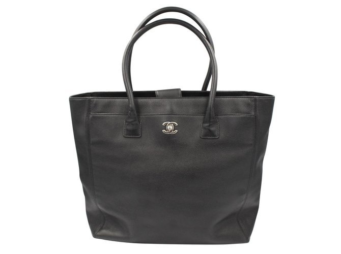 Chanel Tote bag Cuir Noir  ref.114486