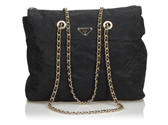 Nylon chain bag sale