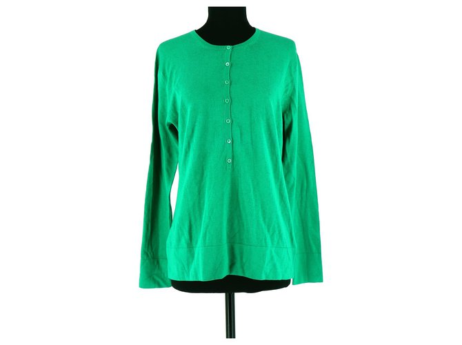 Eric Bompard Sweater Dark green Cashmere  ref.114636