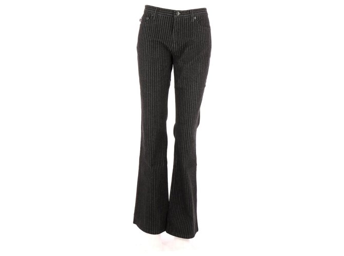 Ralph Lauren Pantalon Coton Noir  ref.114647