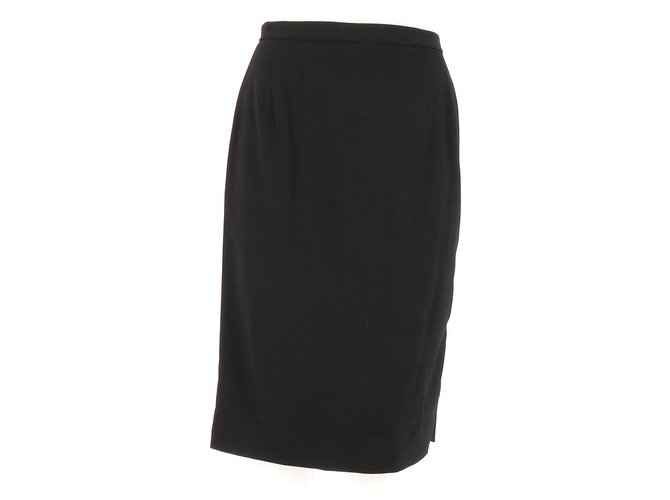 Rodier Skirt suit Black Wool  ref.114715