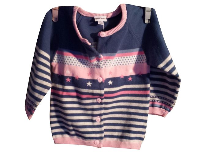 3pommes Colete da menina (6-9meses de idade) Multicor