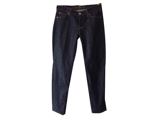 Vaqueros 7 For All Mankind Azules de Algodón