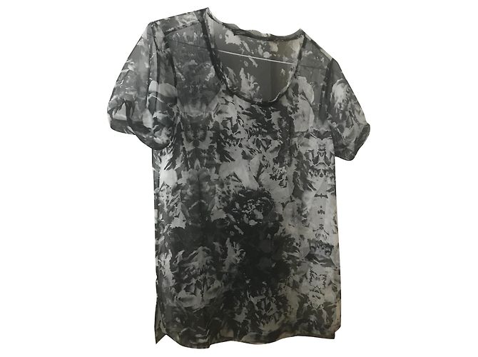 All Saints Schwarzes Oberteil aus Polyester XS
