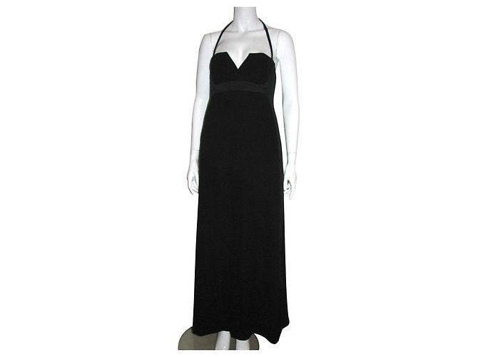Max Mara Abendkleid in Schwarz