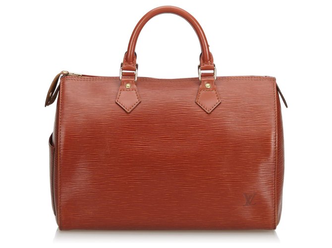 Louis Vuitton Epi Speedy 30 Brown Leather  ref.115223