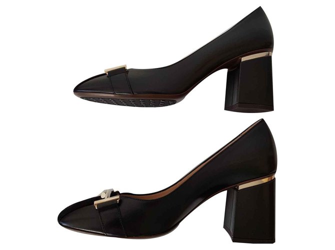 Tod's new leather pumps Black  ref.115391