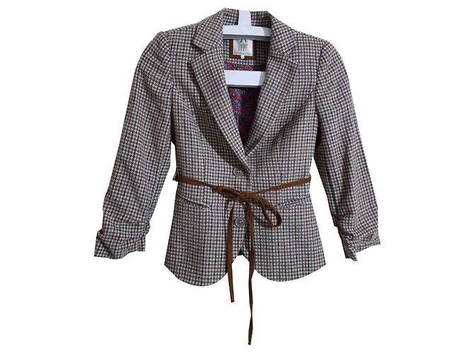 Blazer DEPT Donna XS Acrilico e Lana Multicolore