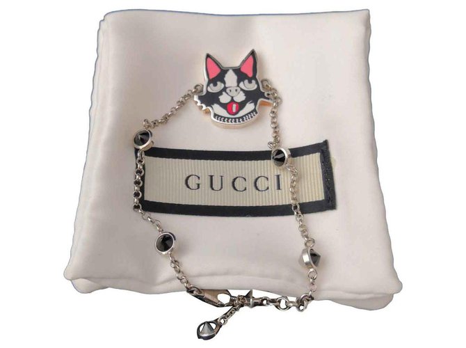 Bonita pulsera de Gucci de edición limitada. Plata Plata  ref.115484
